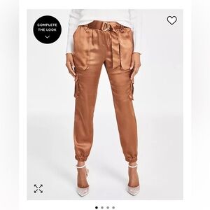 Satin joggers by International Concepts